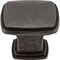 Jeffrey Alexander 1-3/16" Overall Length Gun Metal Square Milan 1 Cabinet Knob 1091DACM - alternate 2